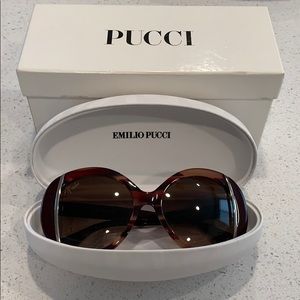 EMILIO PUCCI round sunglasses